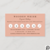 Simple, Clean & Minimal Style Bakery Whisk Loyalty Business Card