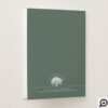 Rustic & Modern Olive Green Willow Tree Logo Pocket Folder
