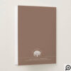 Rustic & Modern Tan Brown Willow Tree Logo Pocket Folder