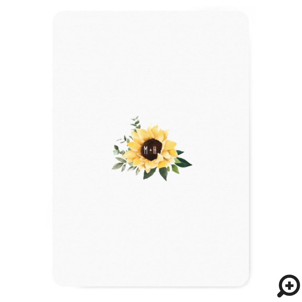 Yellow Spring Flowers Wedding Invitation Stickers, Zazzle