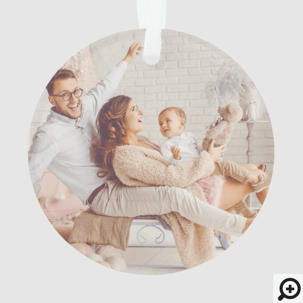 Family Photo Ornament