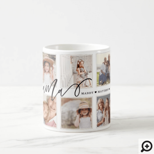 Gift for Mama | Grandchildren Photo Collage Coffee Mug