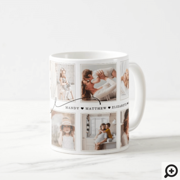 Gift for Mom | Family Photo Keepsake Collage Coffee Mug