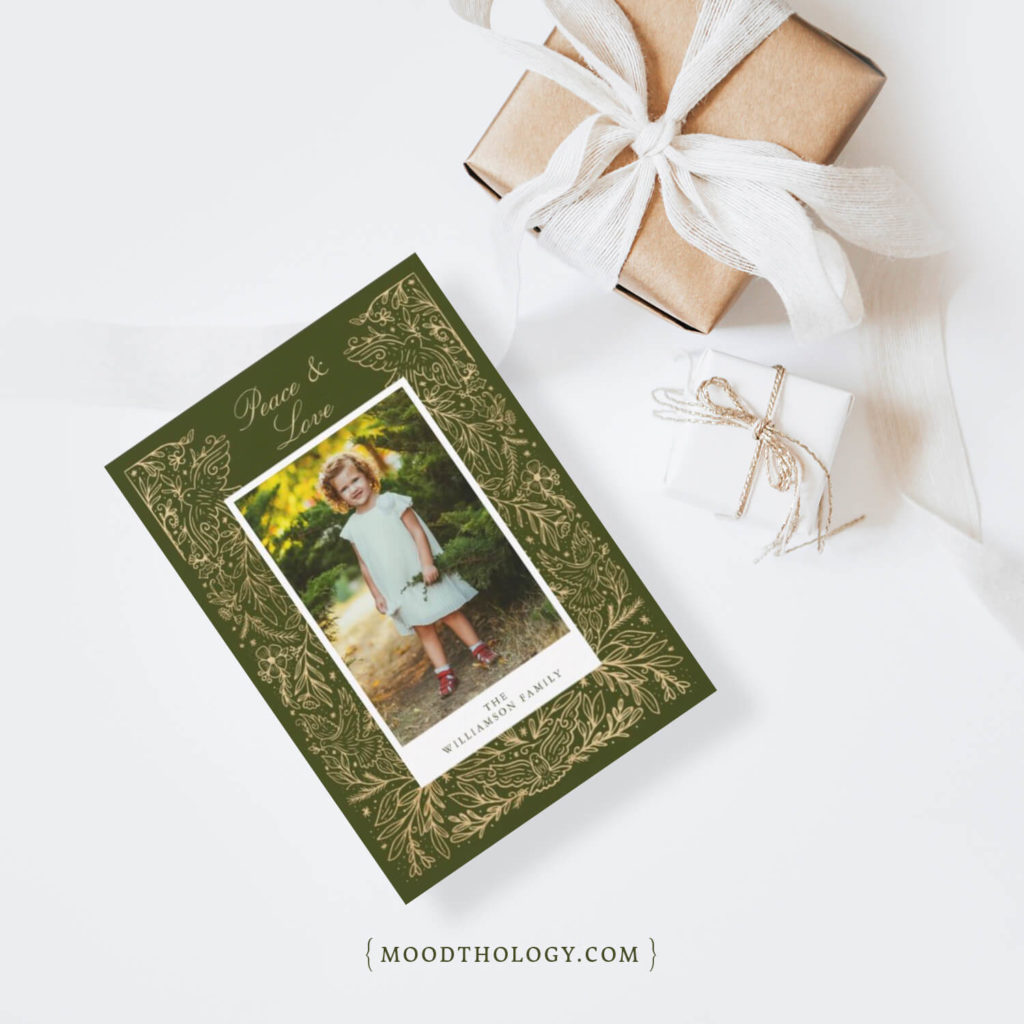 Best Holiday Photo Cards Doves Of Peace & Love Holiday Collection By Moodthology Papery