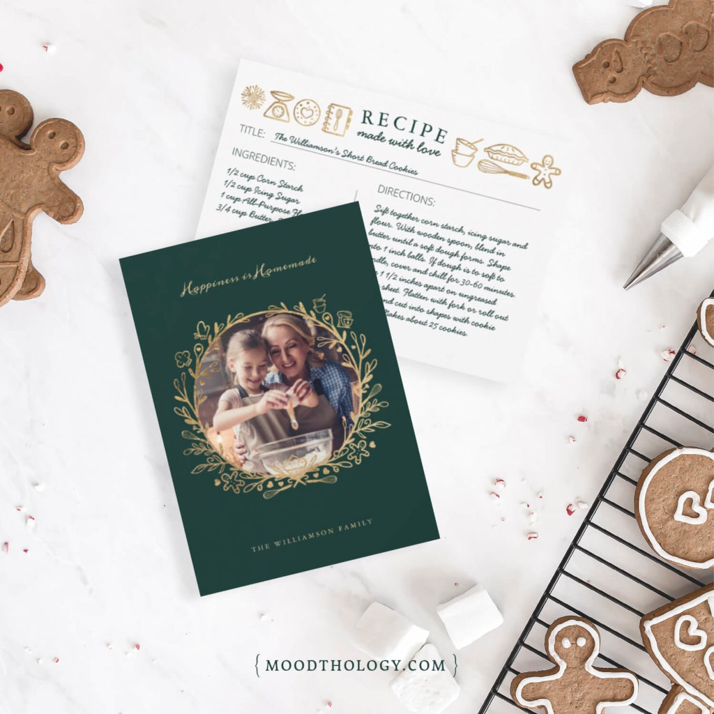 Happiness is Homemade Family Christmas Recipe Collection By Moodthology Papery
