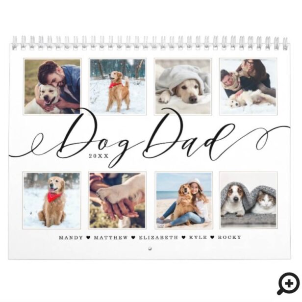 Gift for Dog Dad | Family Memories Photo Calendar