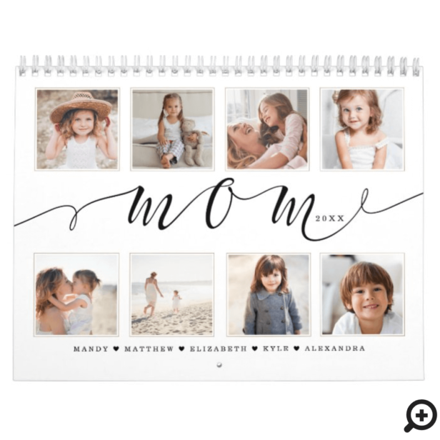 Gift for Mom | Special Family Photo Memories Calendar