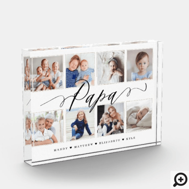 Gift for Papa | Grandchildren Photo Collage
