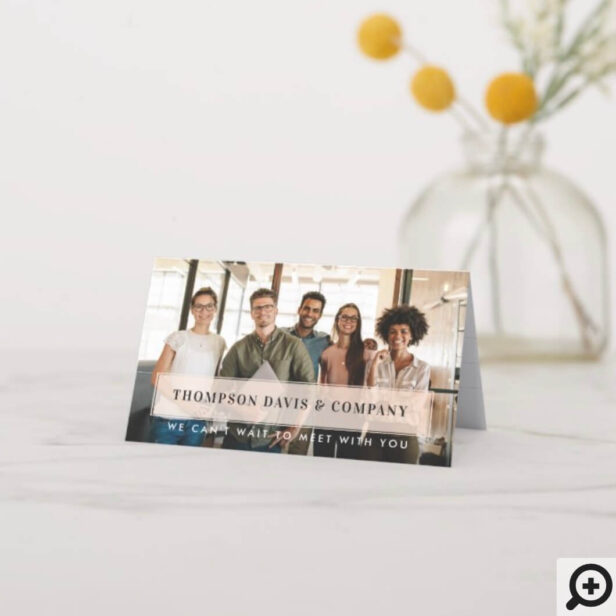 Your Next Appointment Modern Professional Photo Appointment Reminder Card