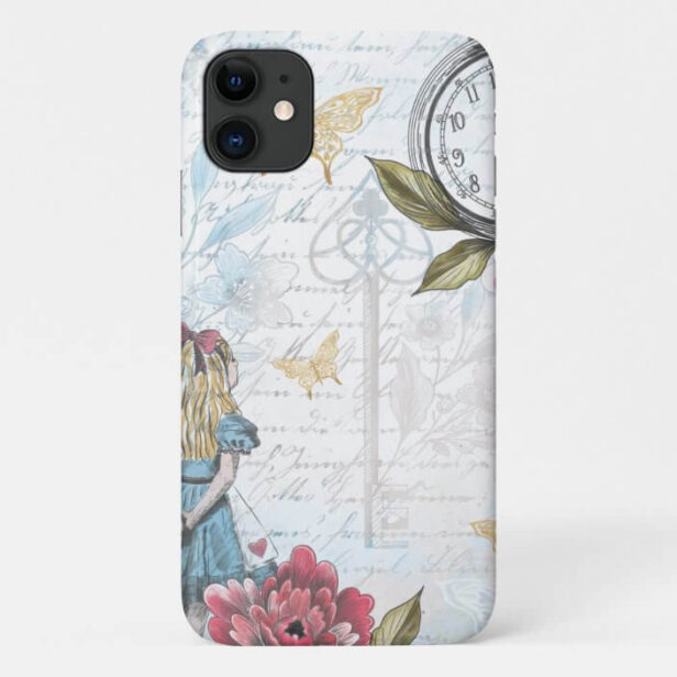 Vintage Alice In Wonderland Collage Decoupage Case-Mate iPhone Case