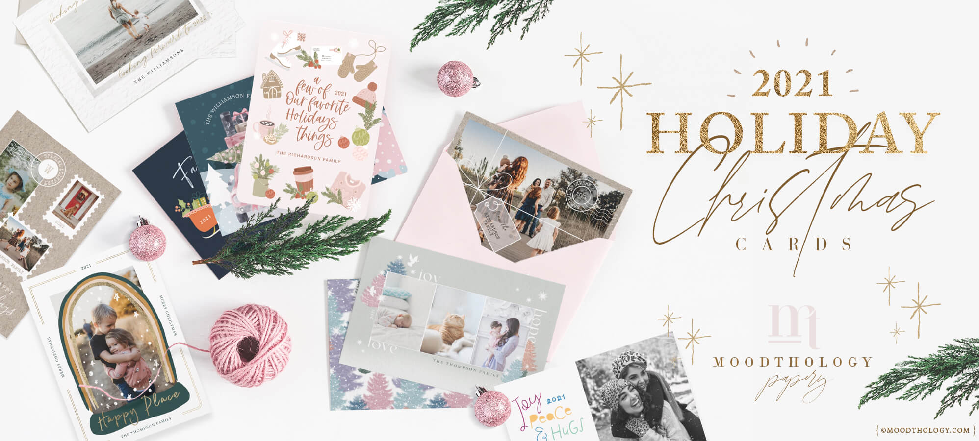 2021 Holiday Christmas Cards Trending This Season Moodthology Papery