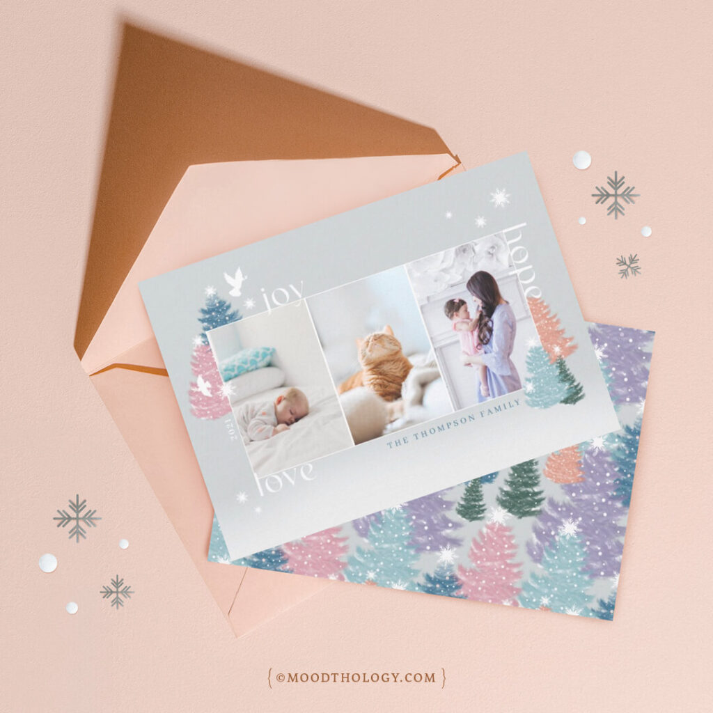 Pastel & Pine Chrismtas Collection By Moodthology Papery