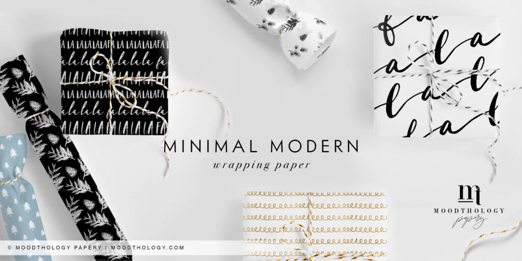 Modern Minimal Wapping Papers 2021 Moodthology Papery