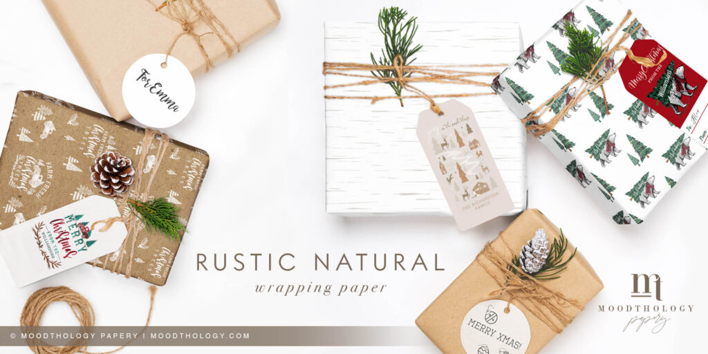 Natural Rustic 2021Natural Rustic Wrapping Paper Banner BlogWrapping Paper 2021 Moodthology Papery