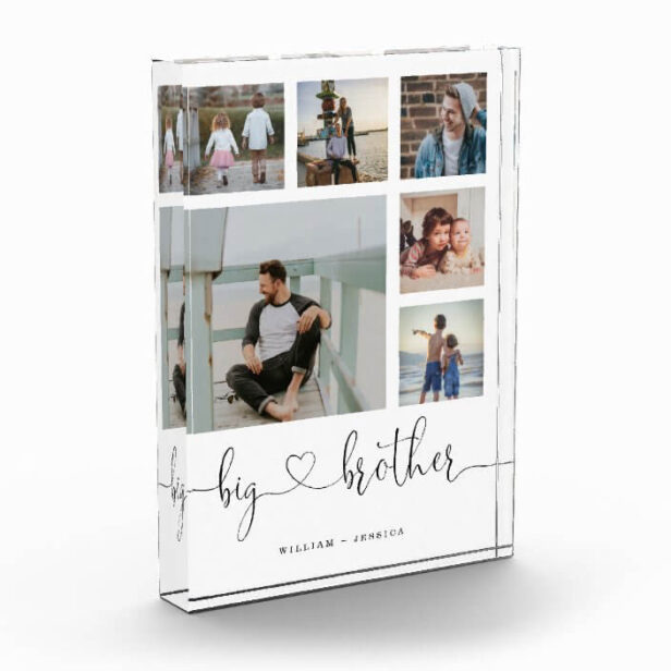 Big Brother Script Big Brother Gift Photo Collage Photo Block