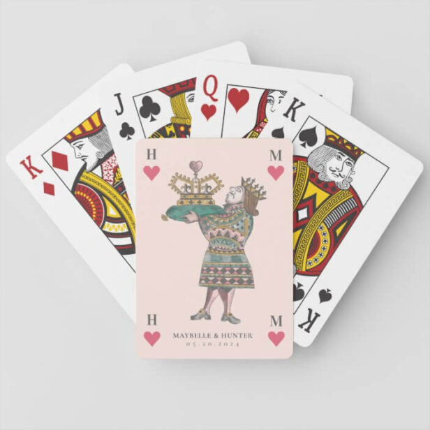 Vintage Alice in Wonderland Crown Knave of Hearts Playing Cards