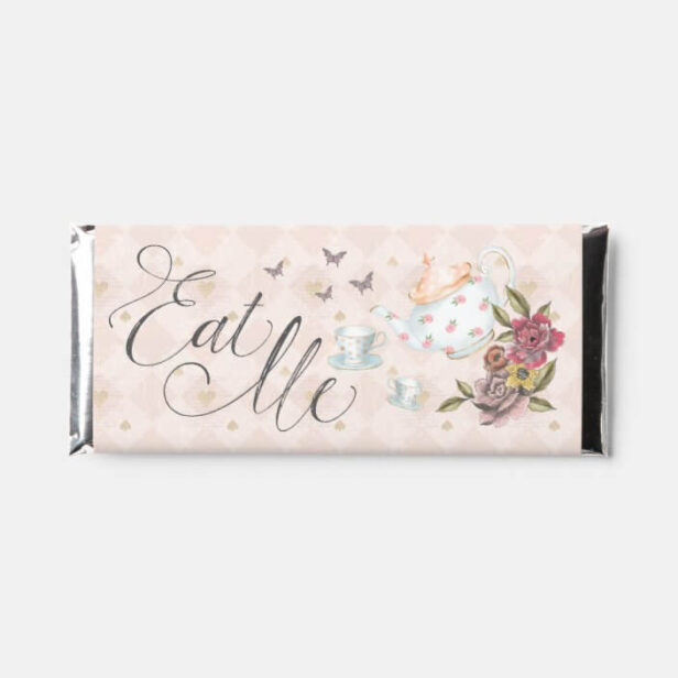 Eat Me! Vintage Alice in Wonderland Wedding Hershey Bar Favors