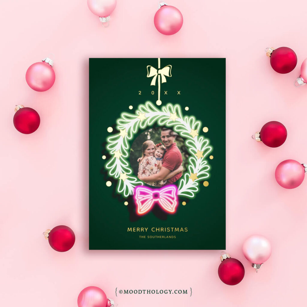 Neon Christmas Collection Moodthology Papery