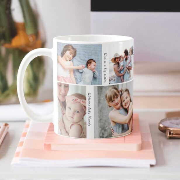 Year Full of Memories Photo Collage & Highlights Coffee Mug