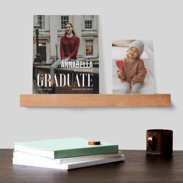 Gift for the Graduate Trendy Magazine Photo Cover Picture Ledge