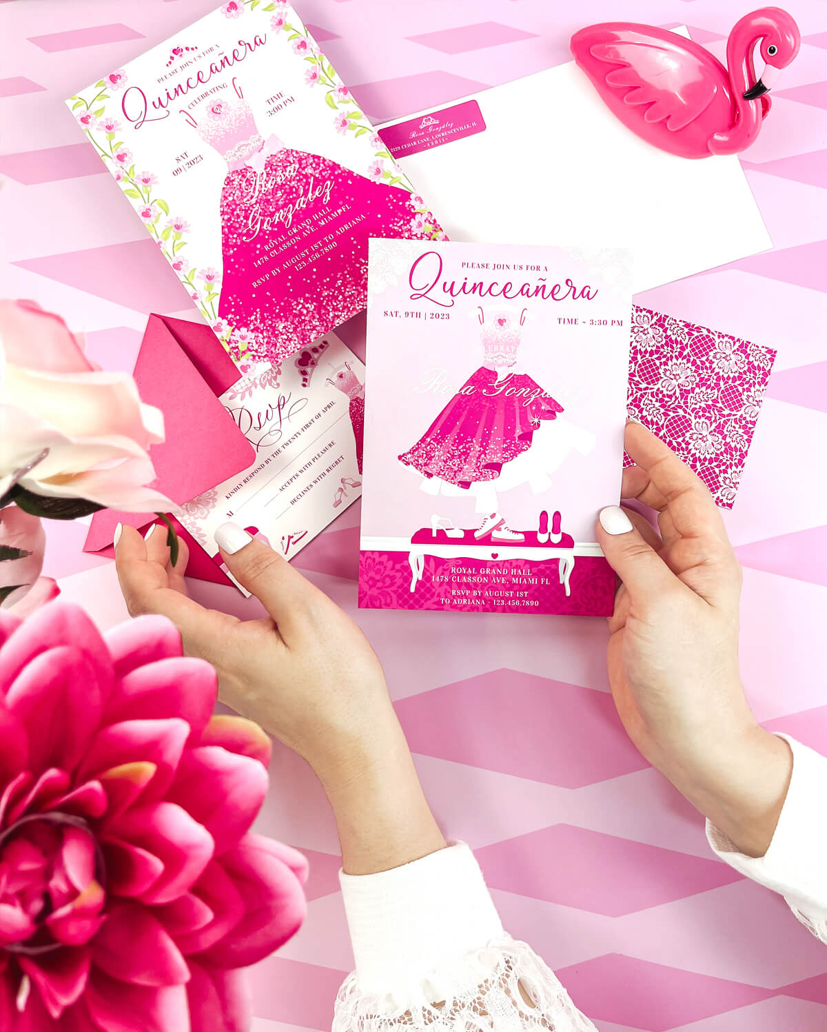 Pink Dream Quinceanera Party Collection By Moodthology Papery