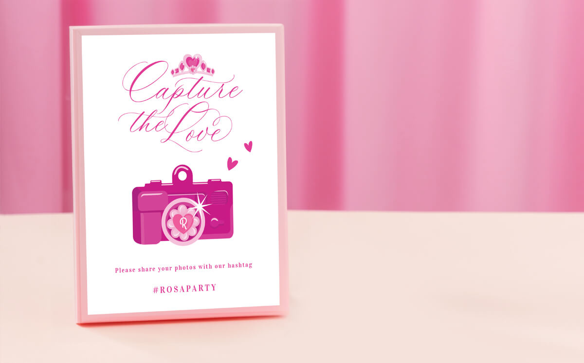 Capture the love poster Quinceanera Party By Moodthology Papery