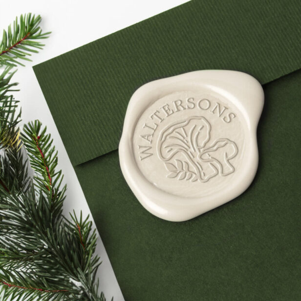 Personalized Woodsy Forest Mushrooms Wax Seal Stamp