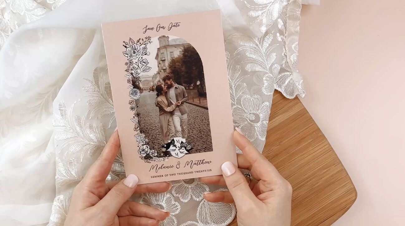 Picture Perfect: Photo Save the Date Cards By Moodthology Papery