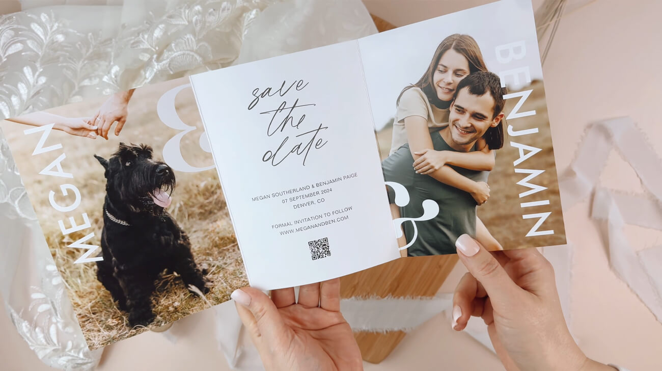 Picture Perfect: Photo Save the Date Cards By Moodthology Papery