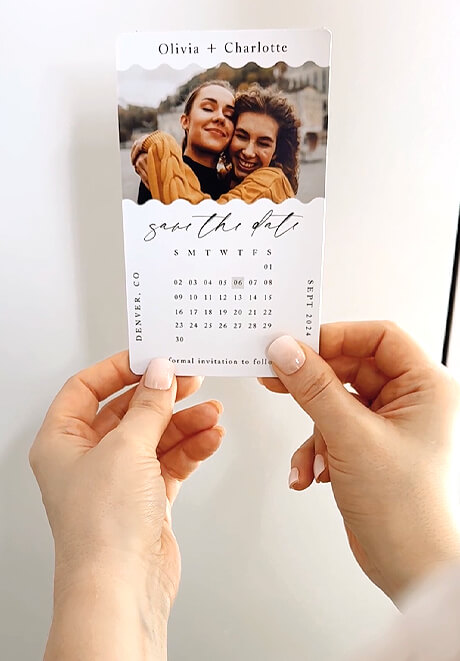Keepsake Wonders: Non-Traditional Save-the-Date - Magnet