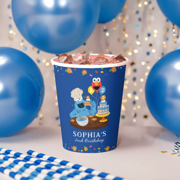 Sesame Street | Cookie Monster Birthday Cake Paper Cups