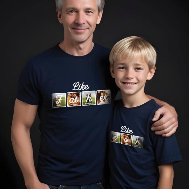 Fun Periodical Table Elements Like Father Like Son T-Shirt