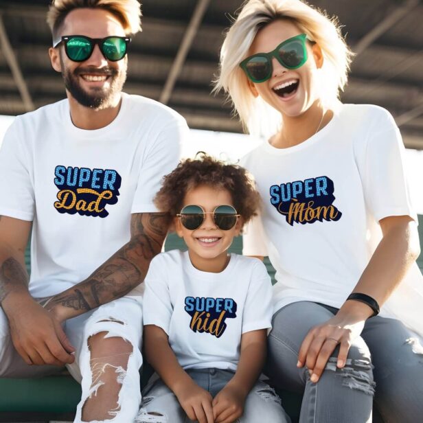 matching t-shirts,comic book,superhero,monogram,mothers day gift,mother kid t-shirt,super mom,super mom and sidekick,gift for new mom,mother's day