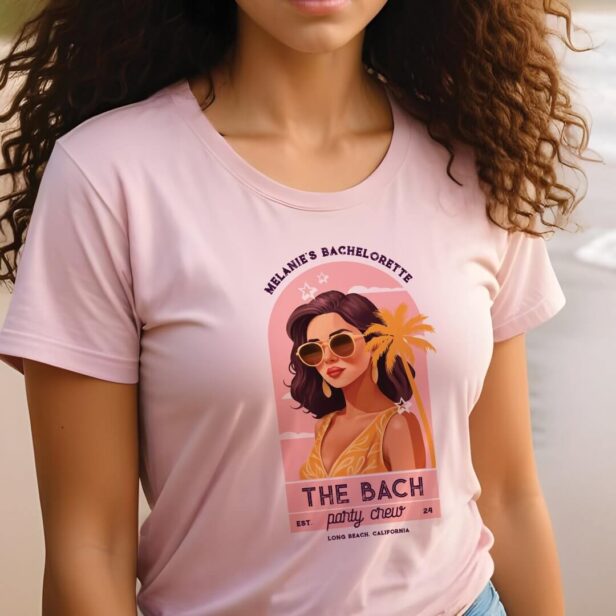 The Bach Party Crew Retro Woman Bachelorette Party T-Shirt