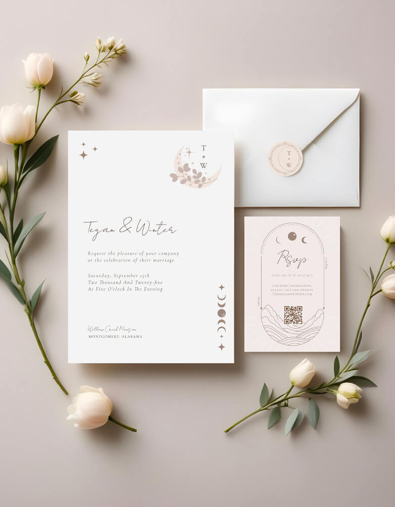 Wedding Invitation Suite Designs By Moodthology Papery