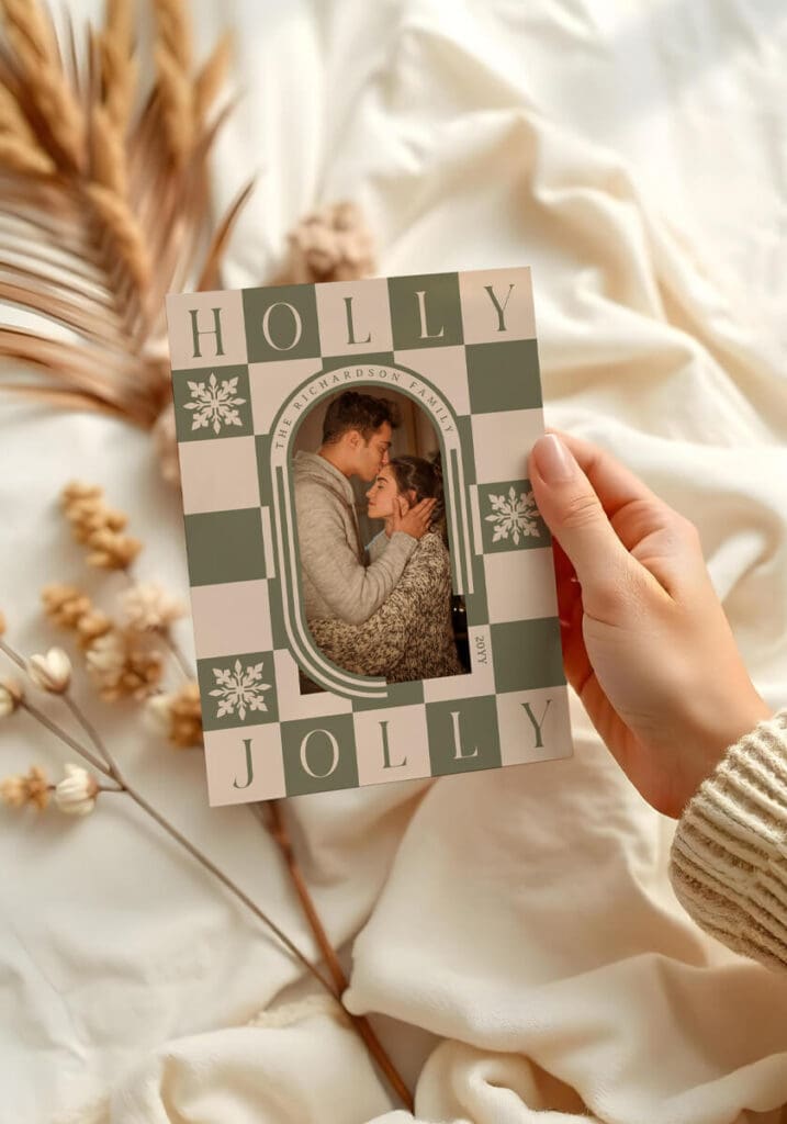 Checkerboard Retro Christmas Cheer Holiday Collection