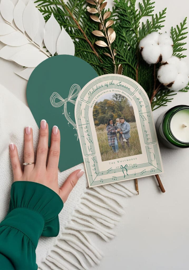 Fa La Music Christmas Melodies of the Season Collection Christmas Cards By Moodthology Papery