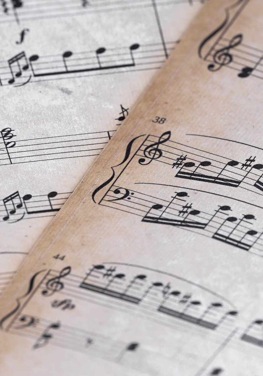 This collection is thoughtfully designed to offer a cohesive holiday look from your cards to your gifts. Featuring holiday cards, matching envelopes, return address labels, keepsake ornaments, mugs, gift wrap, ribbons, tissue paper, tags, and stickers, every detail works together harmoniously. With its elegant sheet music accents and playful holiday bows, this collection blends vintage charm with modern style, creating the perfect mix of nostalgia and fresh design. Personalization options let you add your family name, year, or photo to make each piece a true keepsake.