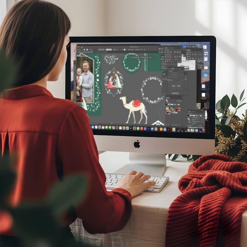 Faith Beauty & Tradition The Light of Bethlehem Nativity Christmas Collection By Moodthology Papery