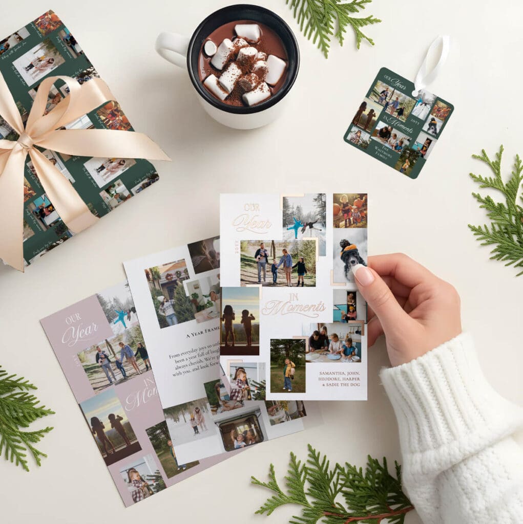 Year in Review Christmas Cards & Keepsakes Collection Design By Moodthology Papery