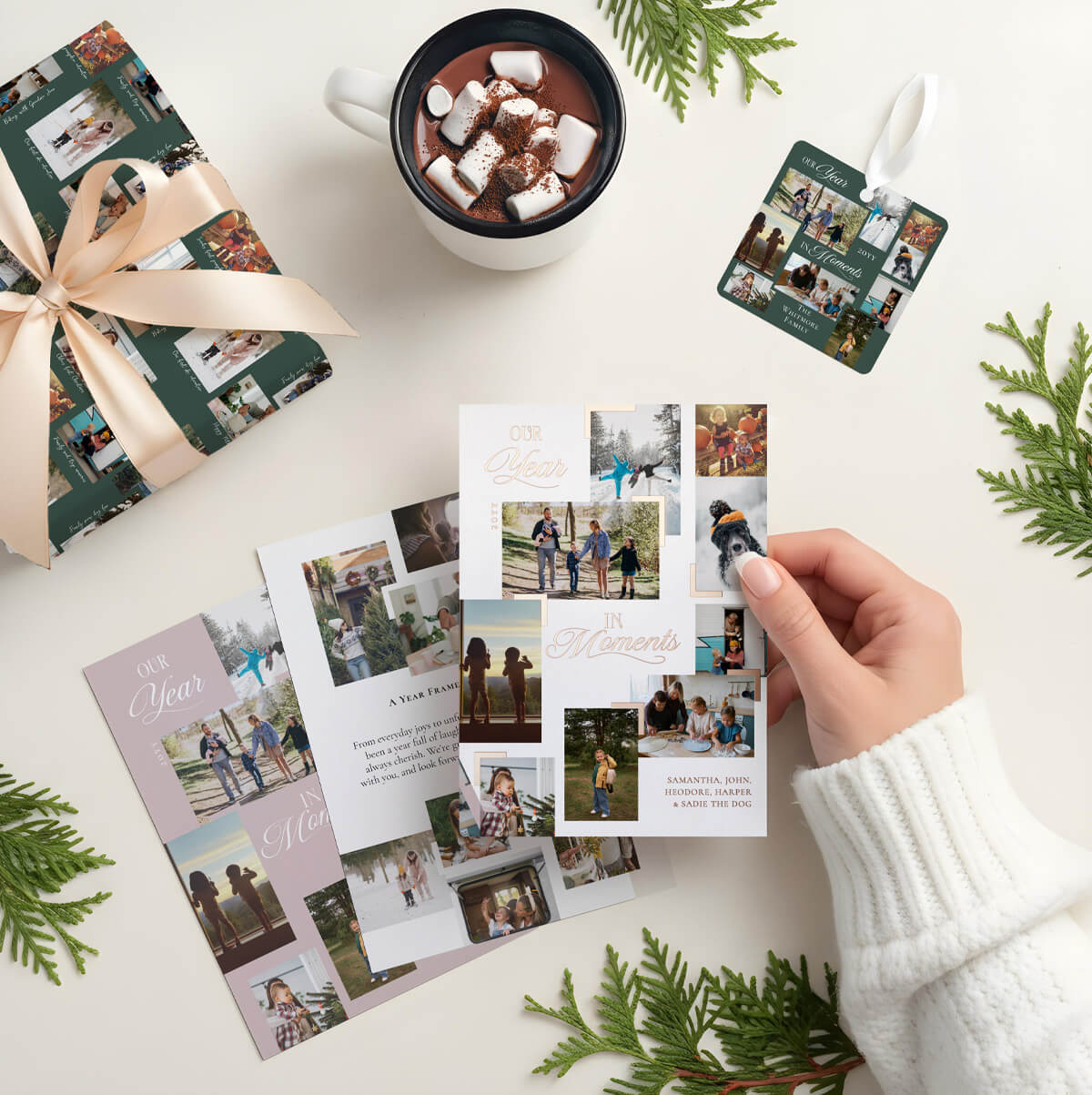 Year in Review Christmas Cards & Keepsakes Collection Design By Moodthology Papery