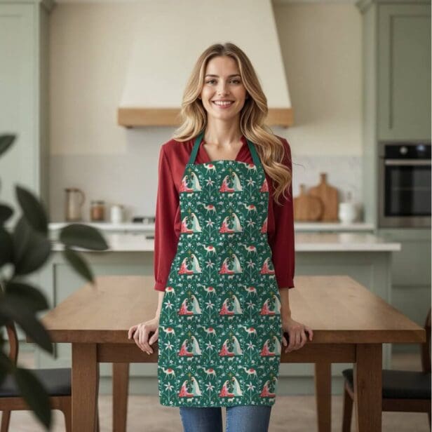 Christmas Religious Nativity Star Of Bethlehem Apron