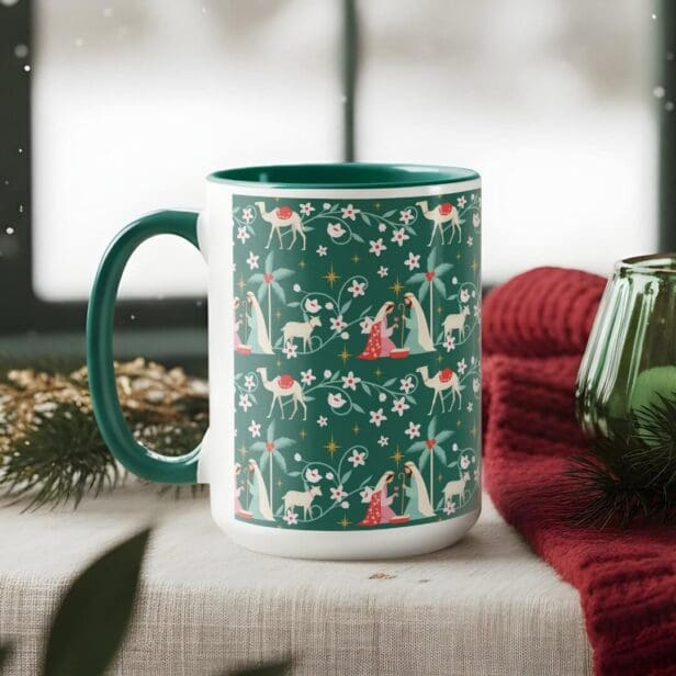 Christmas Religious Nativity Star Of Bethlehem Mug