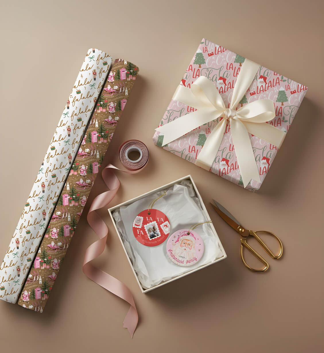 Christmas Holiday Wrapping Paper Designs By Moodthology Papery