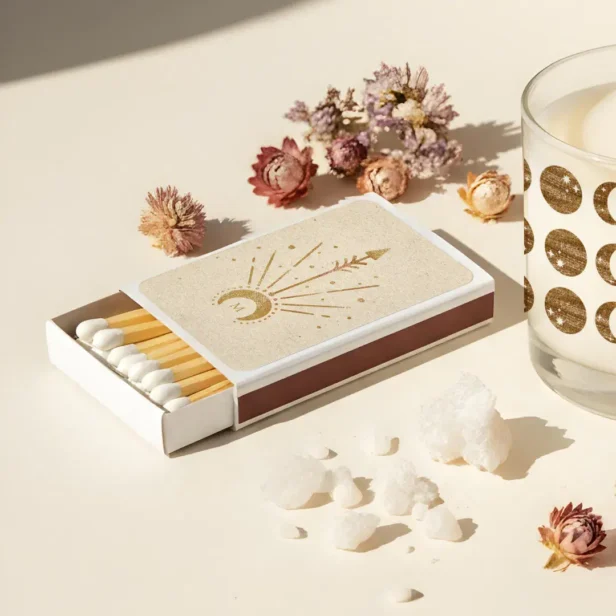 Elegant Holistic Celestial Mystical Magic Monogram Matchboxes