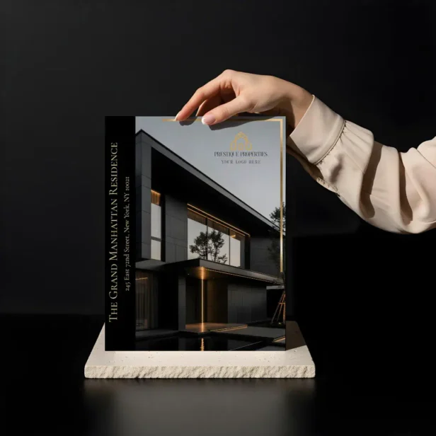 Elegant Luxury Real Estate Photo Property Listing Flyer