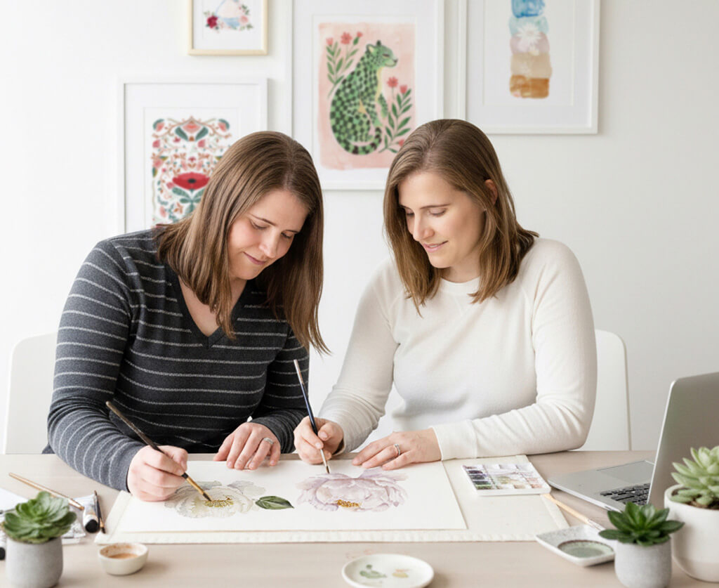 Meet Lisa & Melanie Moodthology Papery Designers & Artists