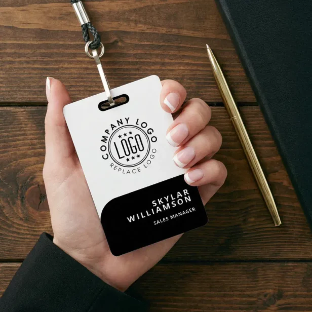 Personalized Business Logo Employee Name Staff Tag Badge