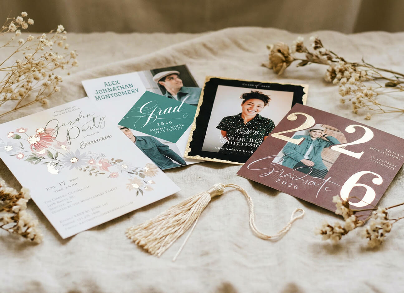 Graduation DIY Inspiration Ideas: DIY Gold Leaf Graduation Cards Moodthology Papery