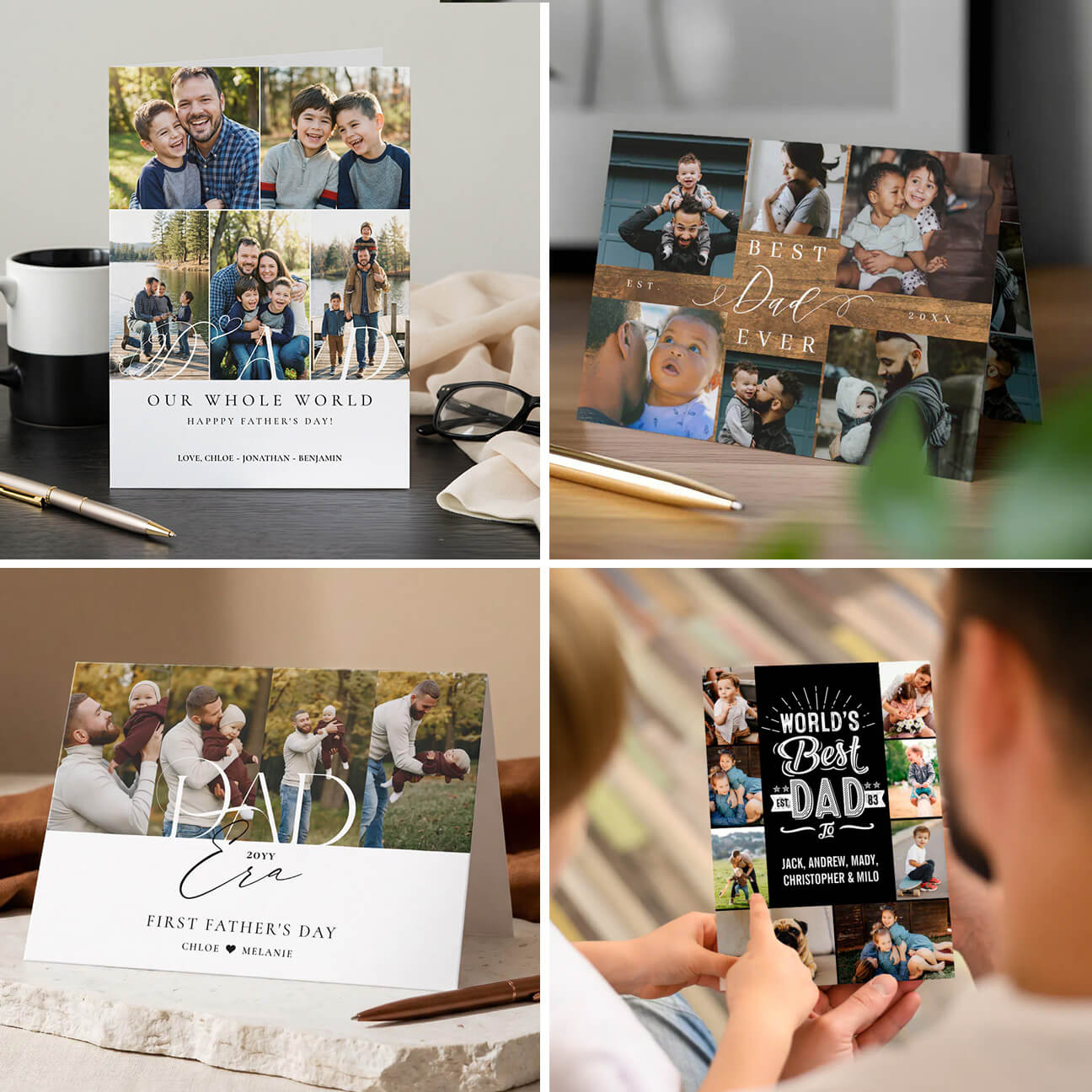 2026 Father's Day Custom Greeting Card Designs By Moodthology